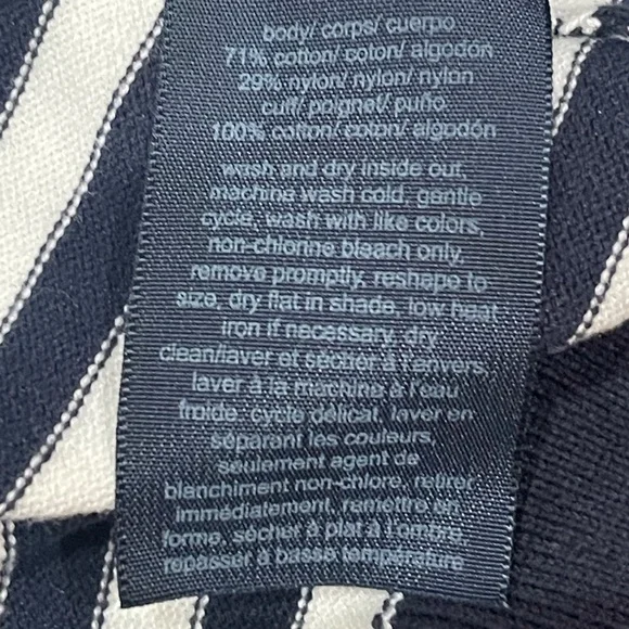 Tommy Hilfiger Blue and White Striped Crewneck Sweater - Picture 9 of 9
